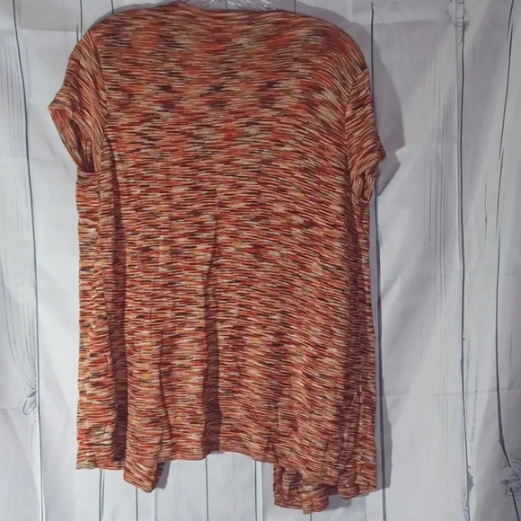 Evan-Picone short sleeve open front Cardigan sweater - Picture 4 of 6